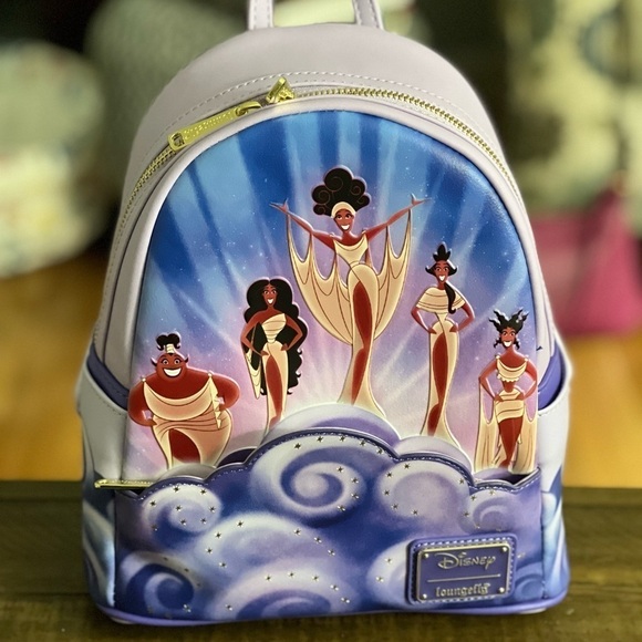 Loungefly Disney Hercules Singing Muses Zero To Hero Mini Backpack NWT - Picture 1 of 14